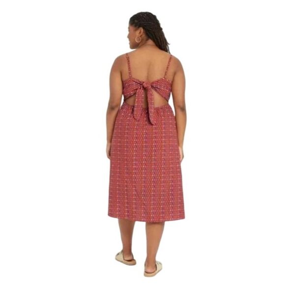 Universal Thread Women's Plus Size Sleeveless Tie-Back A-Line Dress Sz 4X - Picture 2 of 3